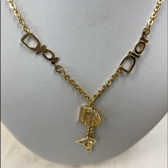 Jewelry - 14K Gold  Dior dangle pendent